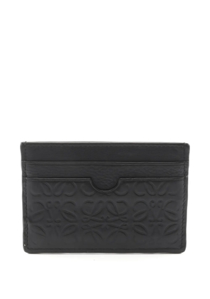 Loewe Pre-Owned 2010s Anagram leather card case - Black