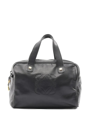 Loewe Pre-Owned 2000s mini Anagram leather tote bag - Black