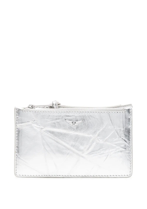 Zadig&Voltaire Long Eternal metallic coin purse - Silver
