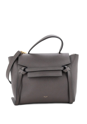 Celine Pre-Owned Belt Bag Textured Leather Micro satchel - Grey