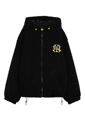 BARROW Teddy zipped hoodie - Black