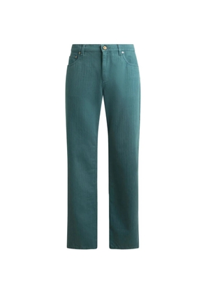 ETRO five-pocket straight-leg jeans - Blue