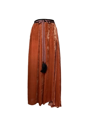 Ann Demeulemeester Vintage tassel-embellished skirt - Orange