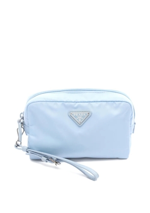 Prada Pre-Owned 2010s small Re-Nylon pouch - Blue