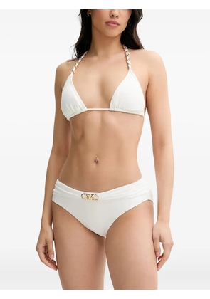 Michael Michael Kors chain-strap triangle bikini - White