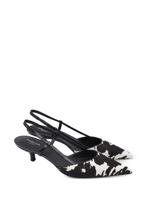 Michael Kors Vintage Hallie calf-hair heeled pumps - White