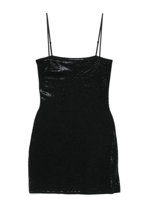 Alexander Wang crystal-embellished mini dress - Black