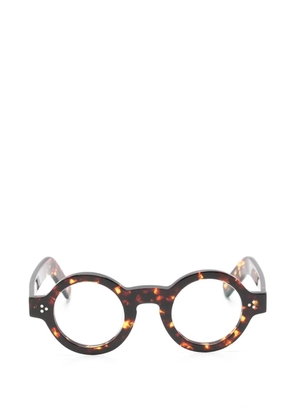 Lesca round glasses - Brown