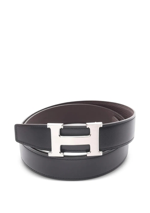 Hermès Pre-Owned reversible leather belt - Black