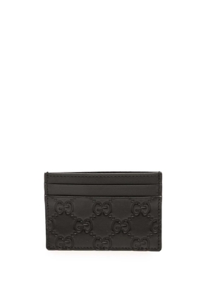 Gucci Pre-Owned 2000-2015 Guccissima card holder - Black