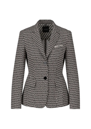 MARCCAIN sprinkles-print single-breasted blazer - Grey