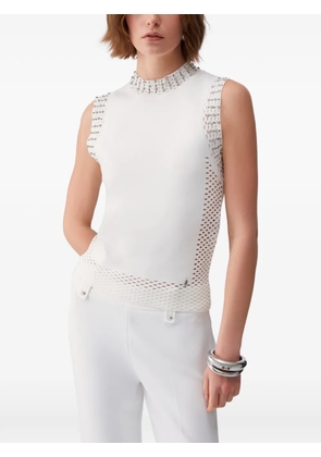 LIU JO perforated top - White
