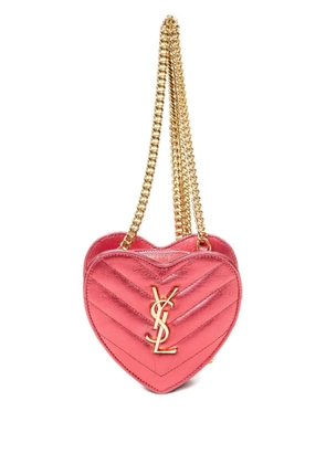 Saint Laurent Pre-Owned 2000 Love Heart crossbody bag - Pink