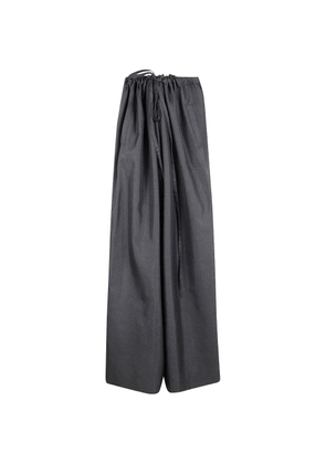 Daniela Gregis drawstring-waist trousers - Grey