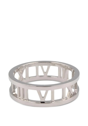 Tiffany & Co. Pre-Owned 2010's 18k white gold open number ring - Silver