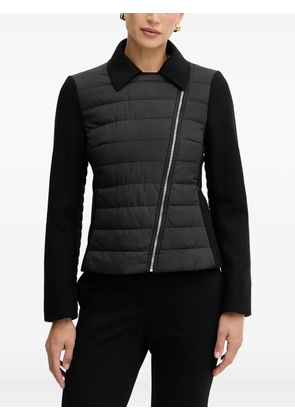 BOSS quilted panelled jacket - Black