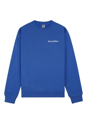 Sporty & Rich Health Is Wealth sweatshirt - Blue