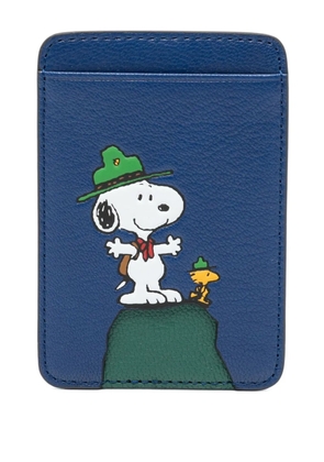 Anya Hindmarch x Peanuts Snoopy cardholder - Blue