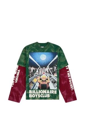 Billionaire Boys Club printed long-sleeve T-shirt - Green