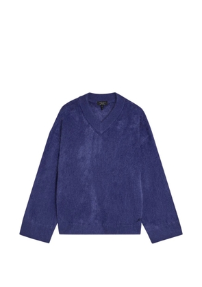 rag & bone V-neck relaxed sweater - Blue