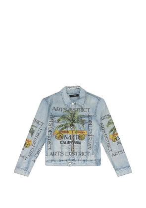 AMIRI Rum Label Trucker jacket - Blue