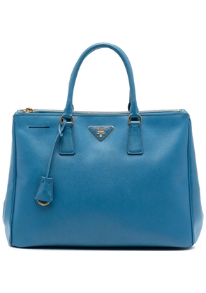 Prada Pre-Owned 2010-2025 Large Saffiano Lux Galleria Double Zip tote bag - Blue