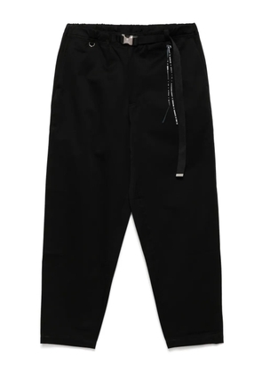 Mastermind World logo-embroidered trousers - Black