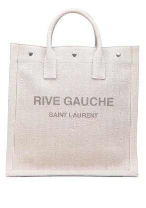 Saint Laurent Pre-Owned 2022 Canvas Rive Gauche North South tote bag - Brown