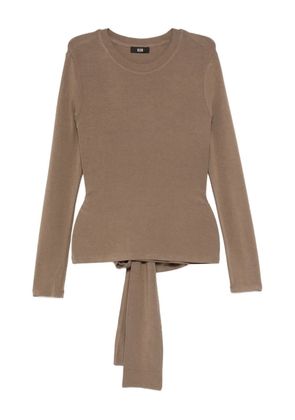 Eleh fine-knit jumper - Brown