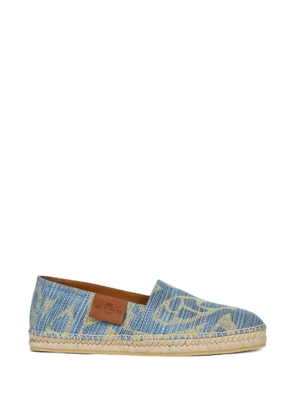 ETRO paisley-print espadrilles - Blue