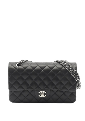 CHANEL Pre-Owned 2010-2011 Medium Classic Lambskin Double Flap shoulder bag - Black