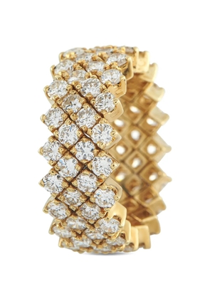 LB Exclusive Eternity diamond lattice ring - Gold