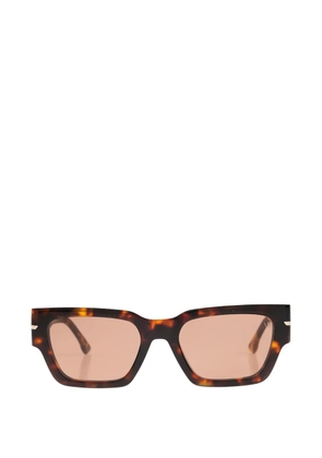 Victoria Beckham Eyewear tortoise geometric sunglasses - Brown