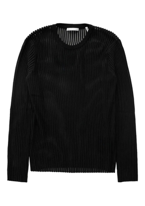Helmut Lang crew-neck long sleeve T-shirt - Black