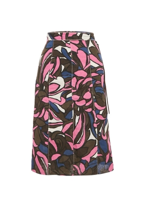 'S Max Mara floral-print skirt - Pink