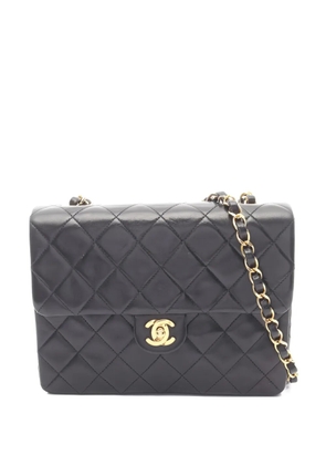 CHANEL Pre-Owned 1991-1994 mini matelasse 20 shoulder bag - Black