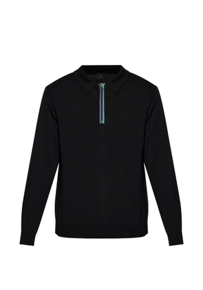 PS Paul Smith zip polo shirt - Black