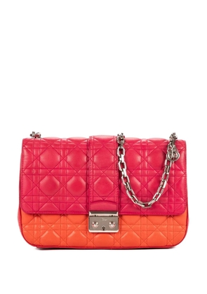 Christian Dior Pre-Owned quilted chain-strap cross body bag - Red