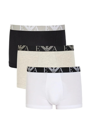 Emporio Armani logo-waistband boxers (pack of three) - White