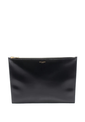 Saint Laurent Pre-Owned 2010s leather clutch bag - Black