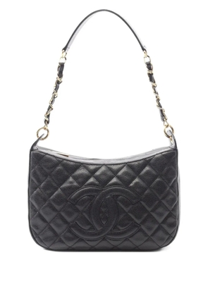 CHANEL Pre-Owned 2004-2005 matelasse chain shoulder bag - Black