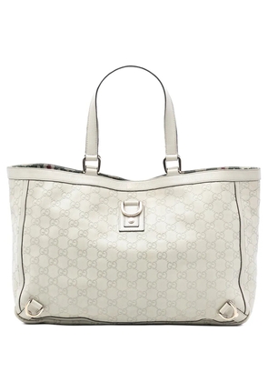 Gucci Pre-Owned 2016-2026 Guccissima Abbey D Ring tote bag - White
