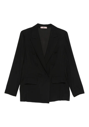 CARLA G. double-breasted blazer - Black