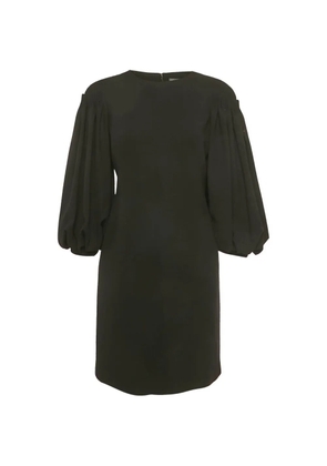 Alexander McQueen Pre-Owned black puff-sleeve mini dress