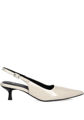 VAGABOND 47mm Lykke slingback pointed-toe pumps - Neutrals