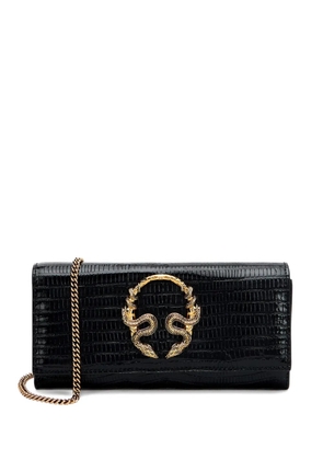 Roberto Cavalli Serpentine chain wallet - Black