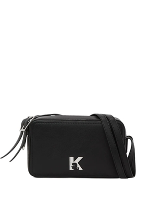 Karl Lagerfeld Jeans logo-plaque cross body bag - Black