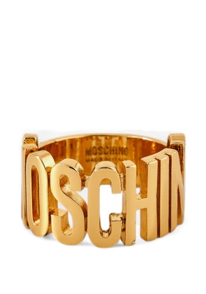 Moschino logo-motif ring - Gold