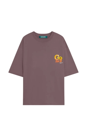 BARROW graphic crew-neck T-shirt - Pink