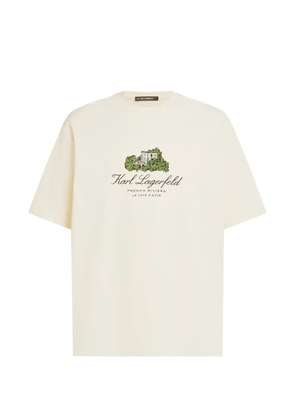 Karl Lagerfeld relaxed print T-shirt - Neutrals